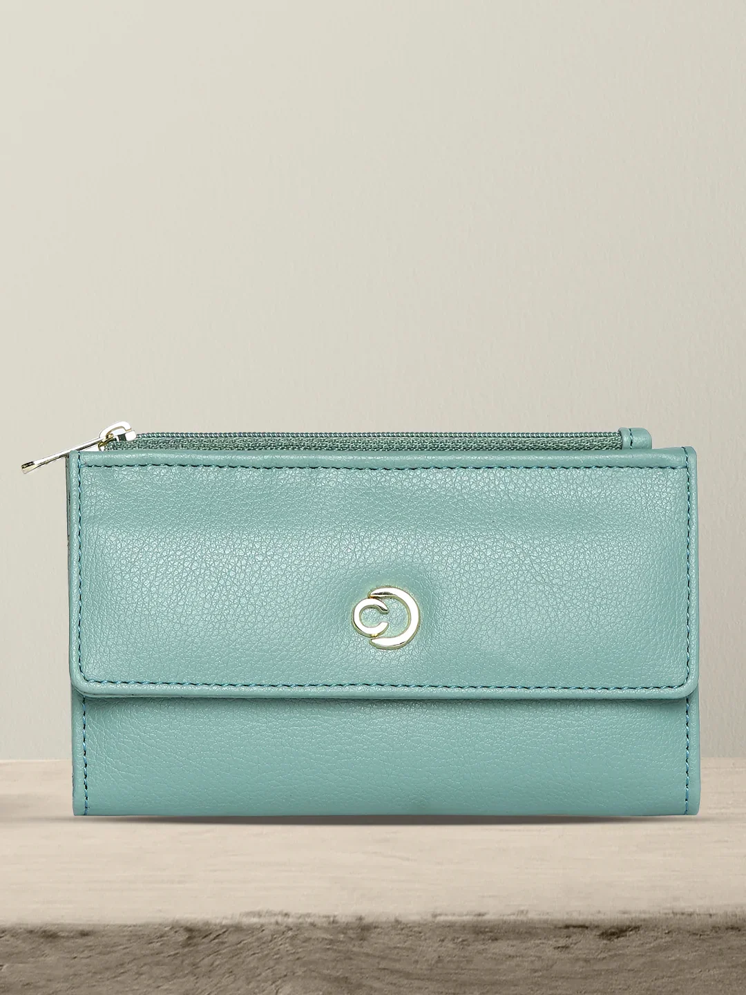 Caprese Luzie Small Mint Wallet - Image 3