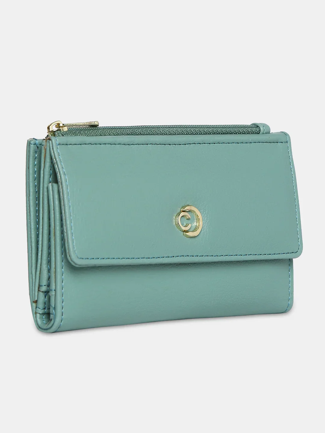 Caprese Luzie Small Mint Wallet - Image 4