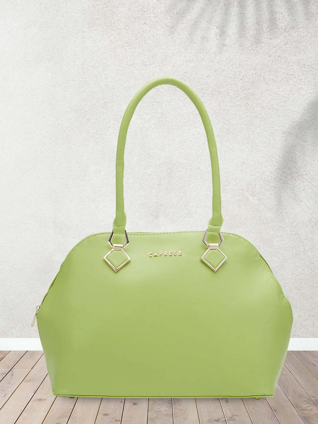 Caprese Lydia Large Lime Satchel Bag - Image 2