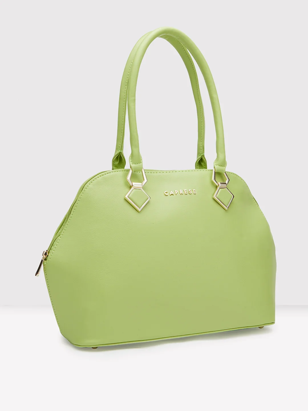 Caprese Lydia Large Lime Satchel Bag - Image 4