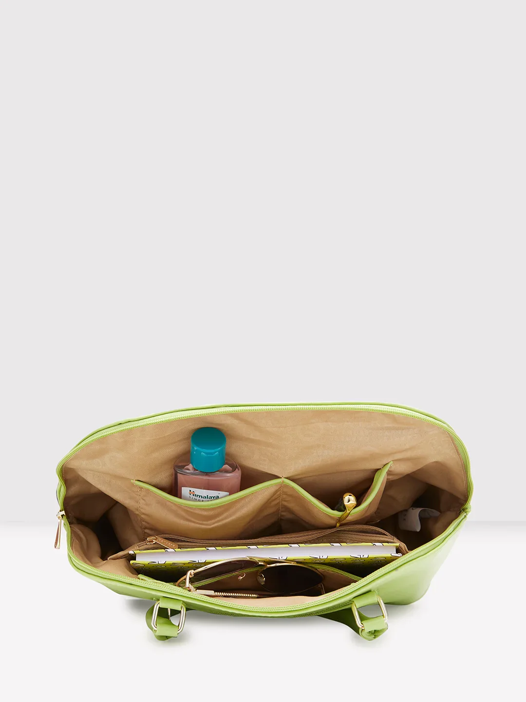 Caprese Lydia Large Lime Satchel Bag - Image 9