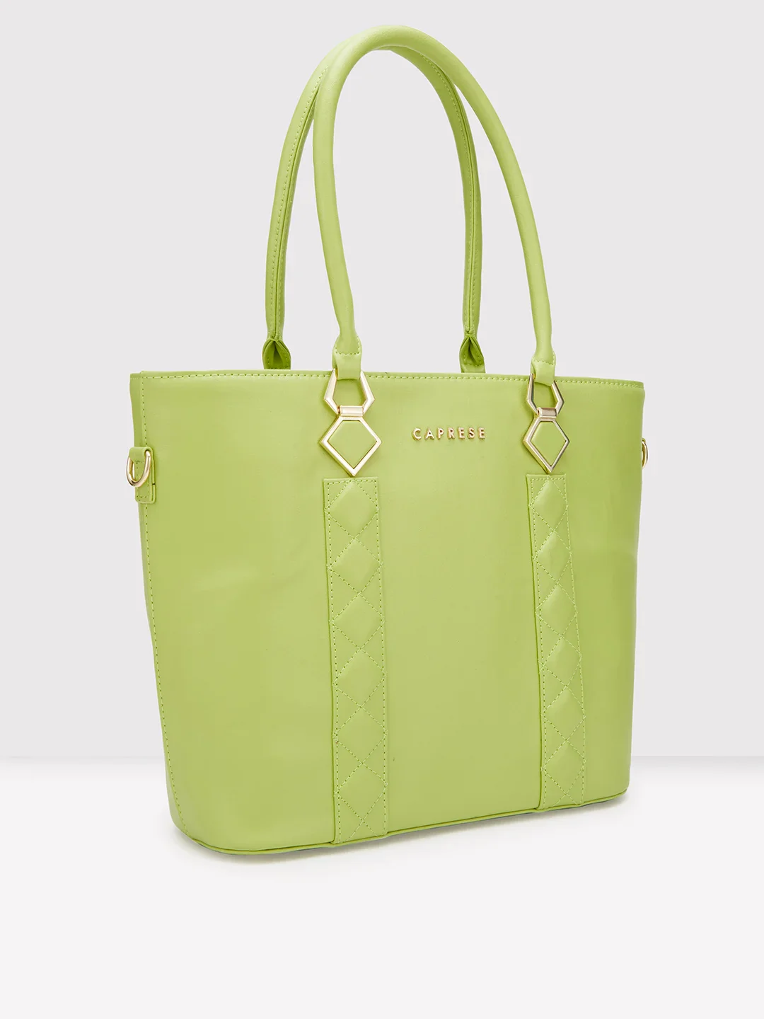Caprese Lydia Large Lime Tote Bag - Image 5