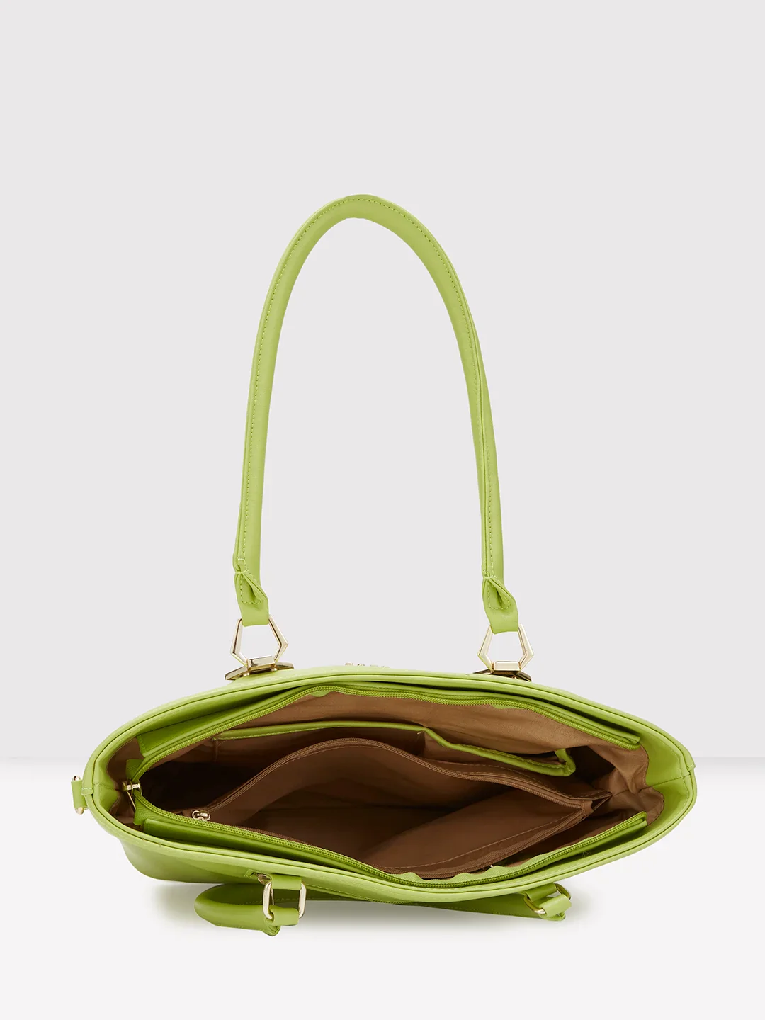 Caprese Lydia Large Lime Tote Bag - Image 9