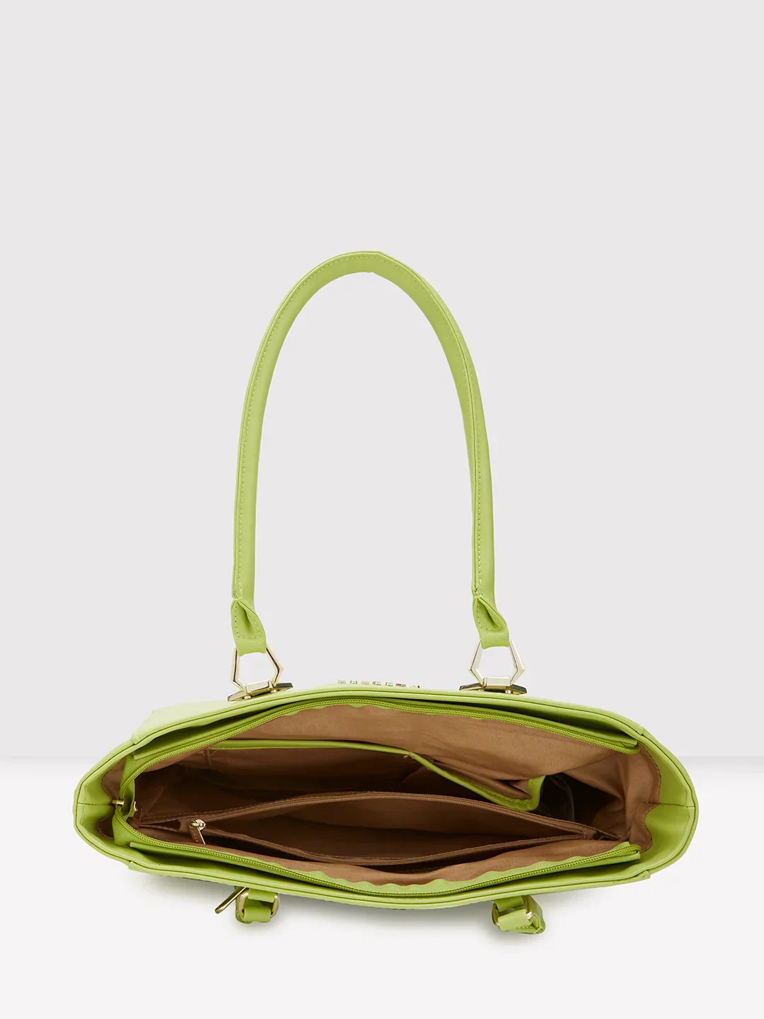 Caprese Lydia Medium Lime Tote Bag - Image 8