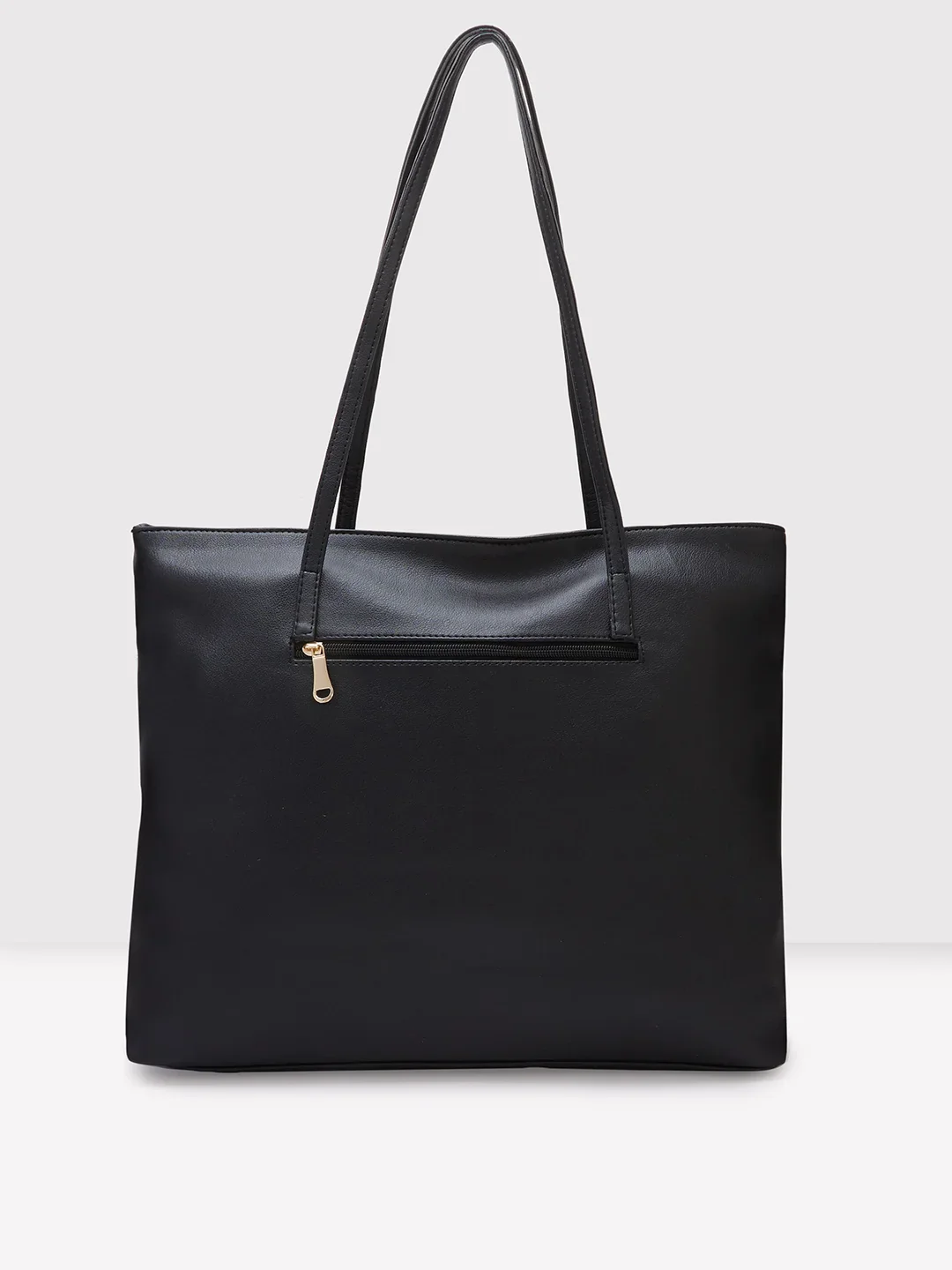 Caprese Lyla Large Black Tote Bag - Image 3