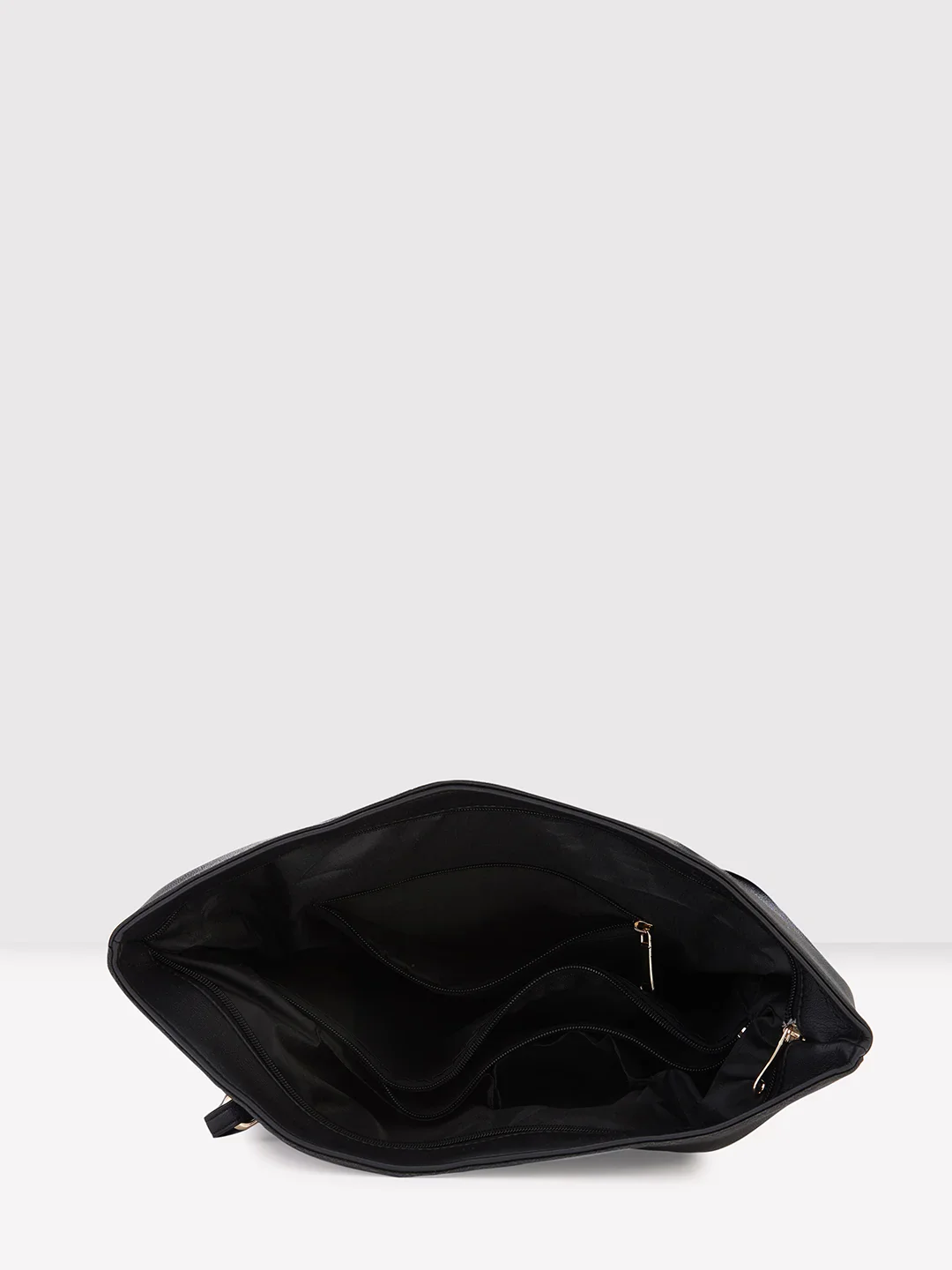 Caprese Lyla Large Black Tote Bag - Image 4
