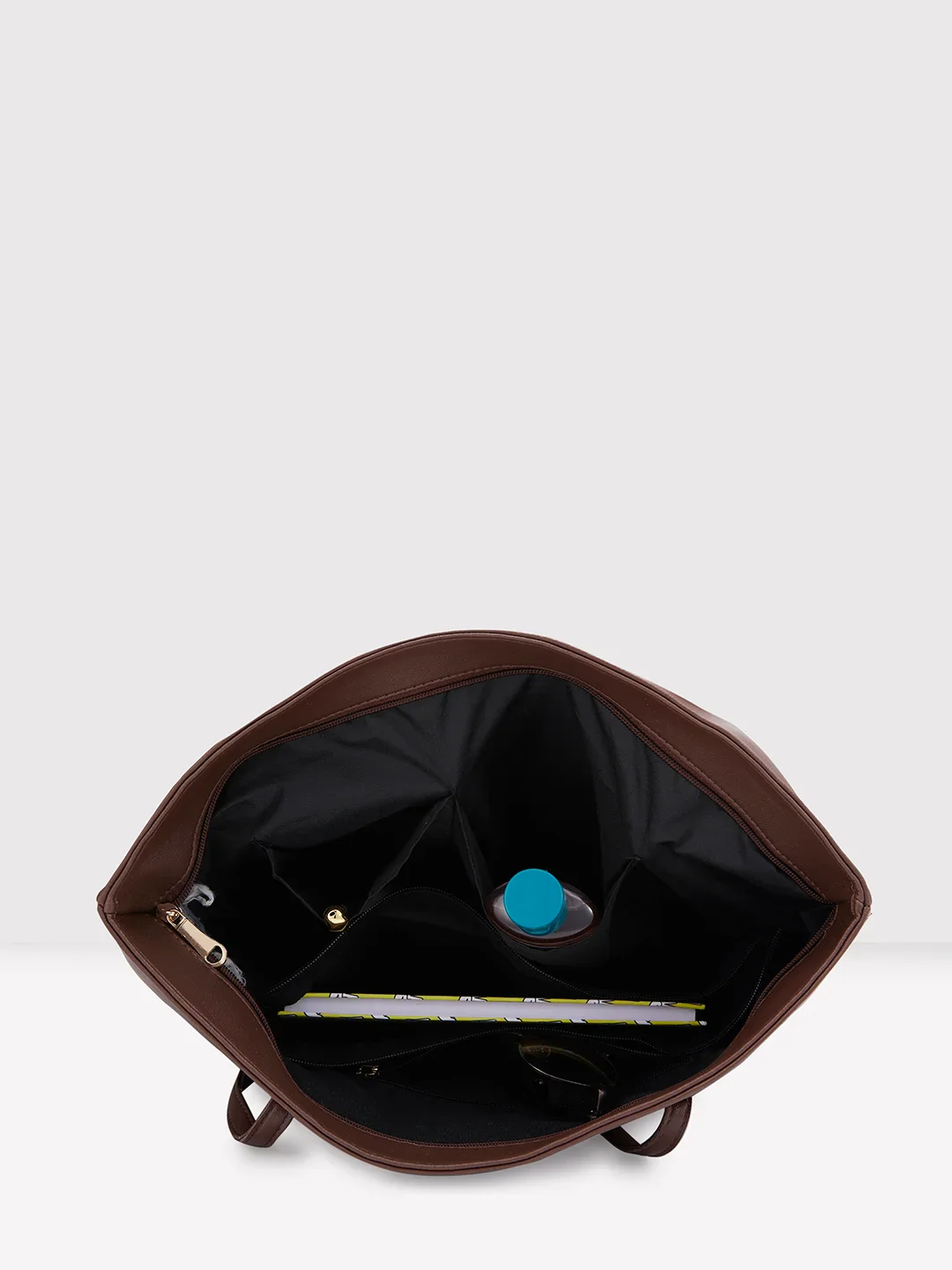 Caprese Lyla Large Brown Tote Bag - Image 8
