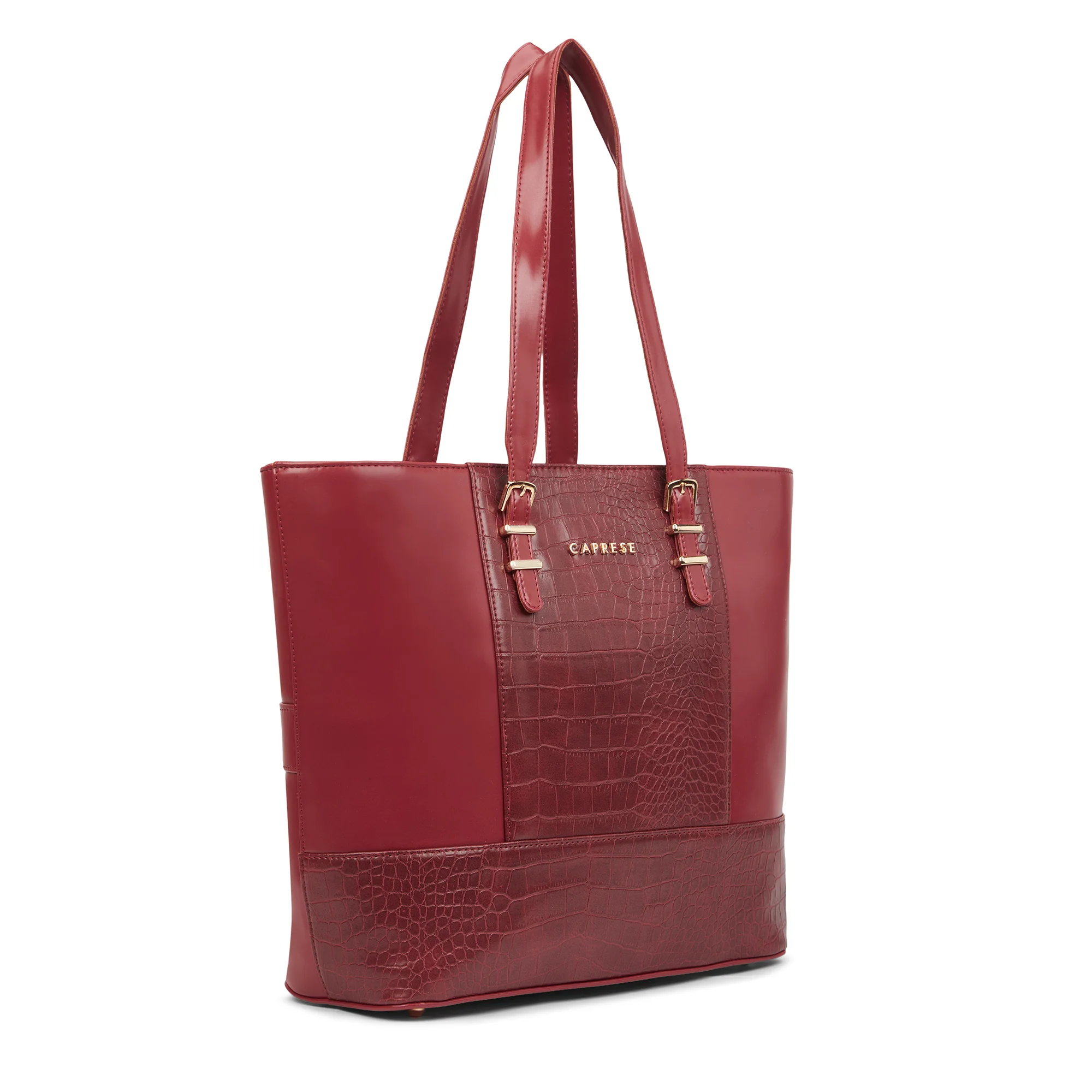 Caprese  Macie Large Cherry Lacquer Tote Bag - Image 3