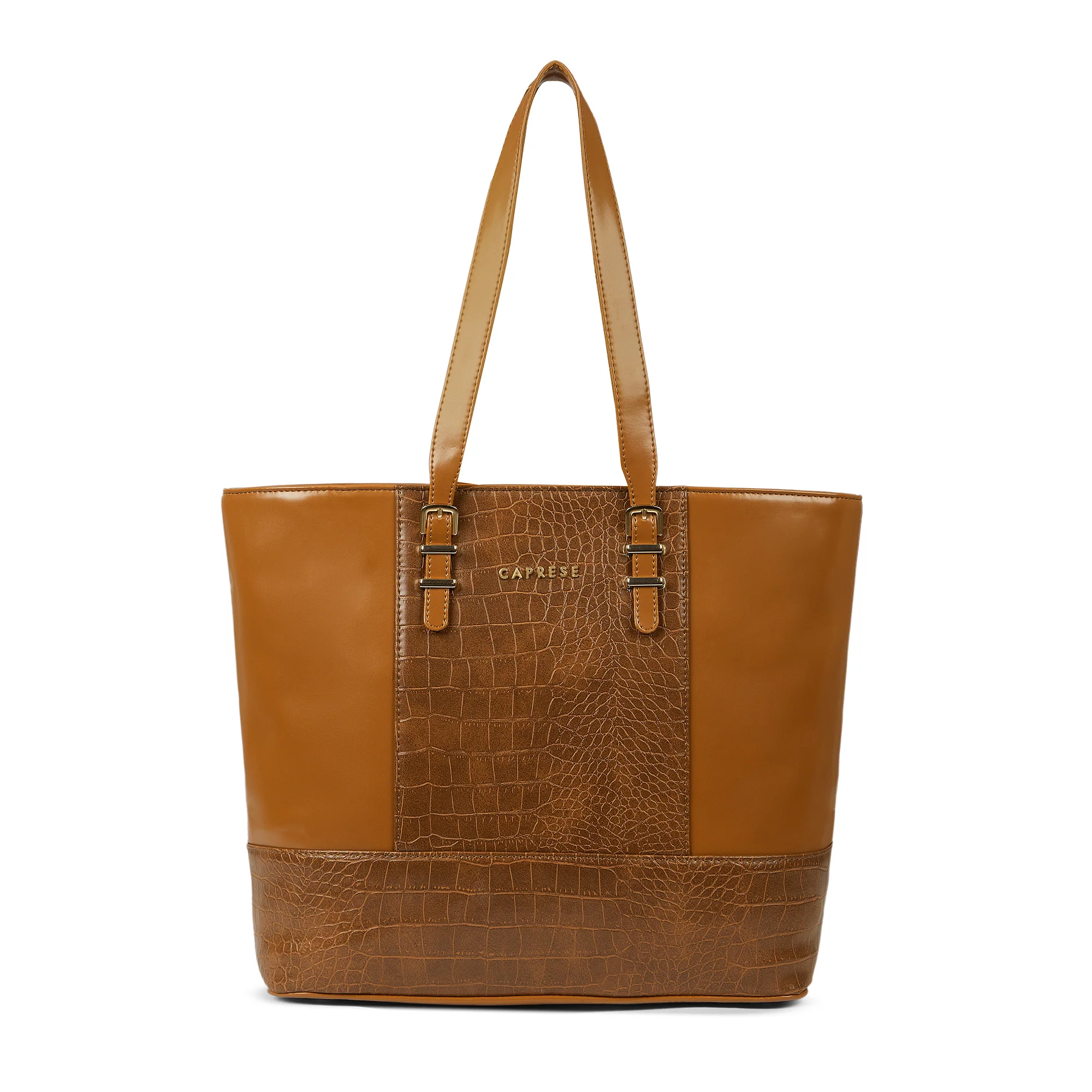 Caprese Macie Large Tan Tote Bag