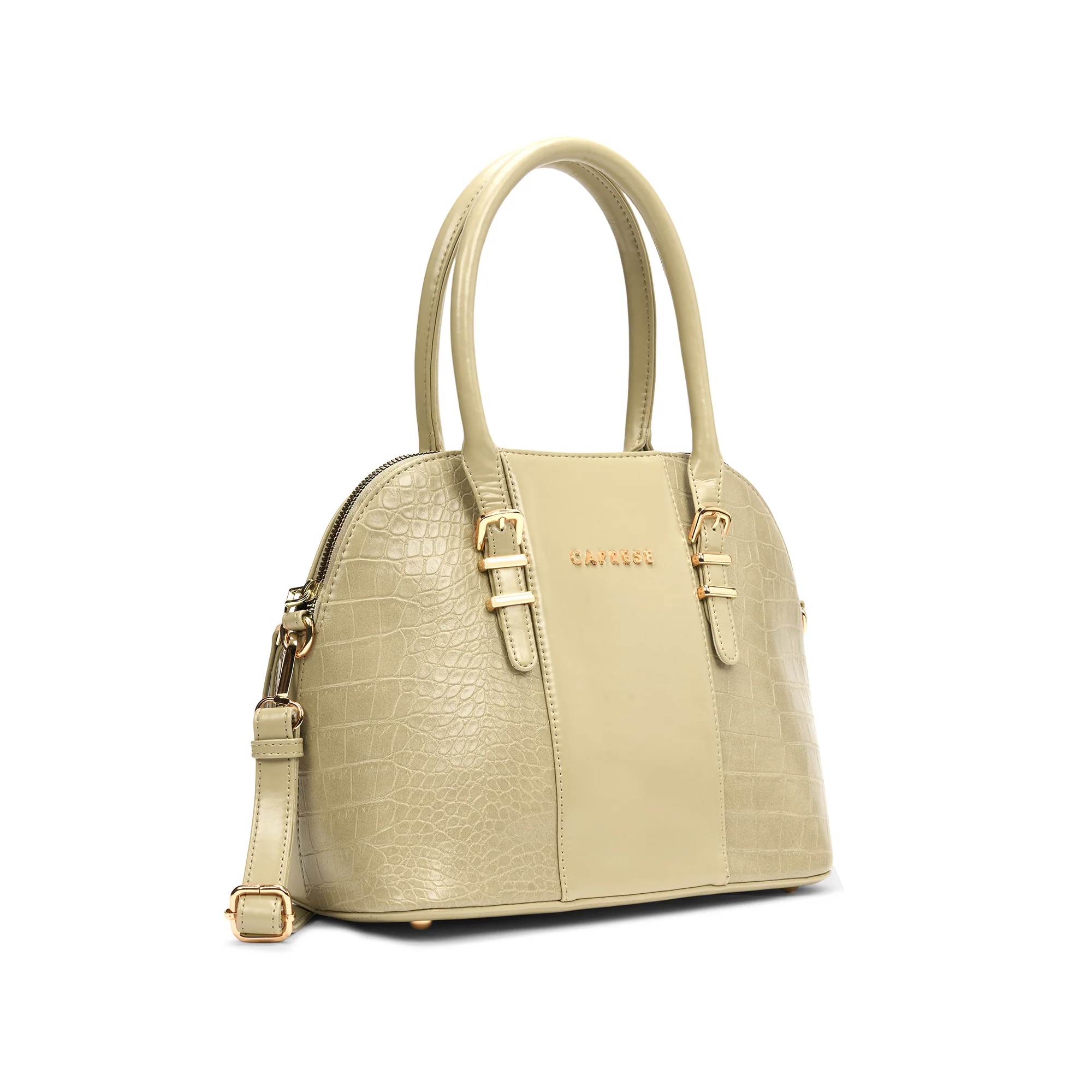 Caprese  Macie Medium Alpine Oat Satchel Bag - Image 3