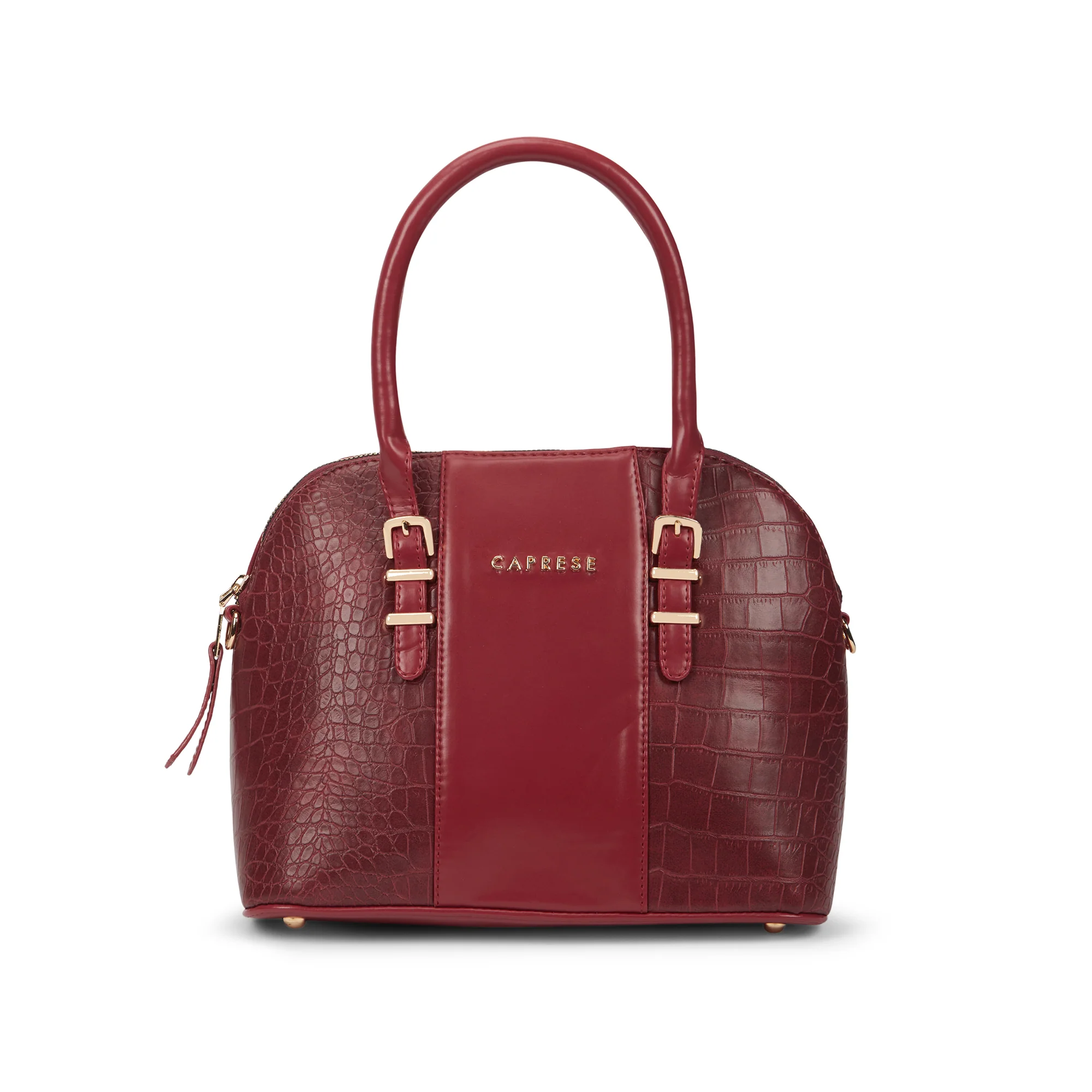 Caprese  Macie Medium Cherry Lacquer Satchel Bag