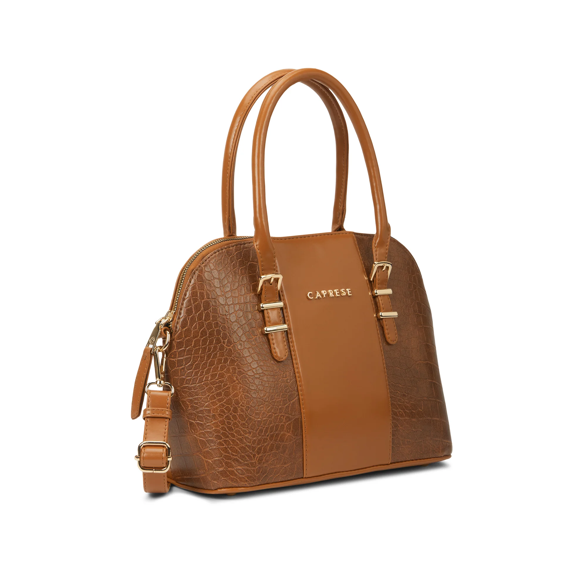 Caprese  Macie Medium Tan Satchel Bag - Image 3