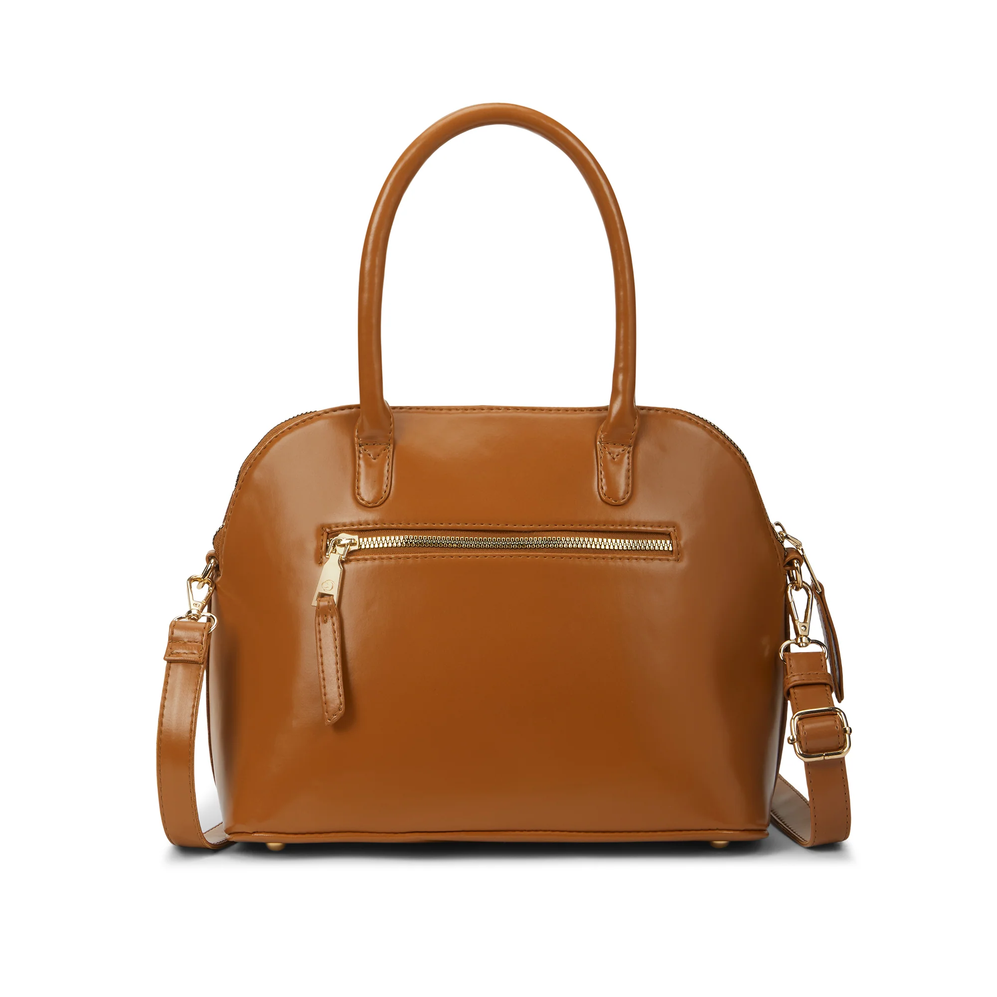 Caprese  Macie Medium Tan Satchel Bag - Image 4