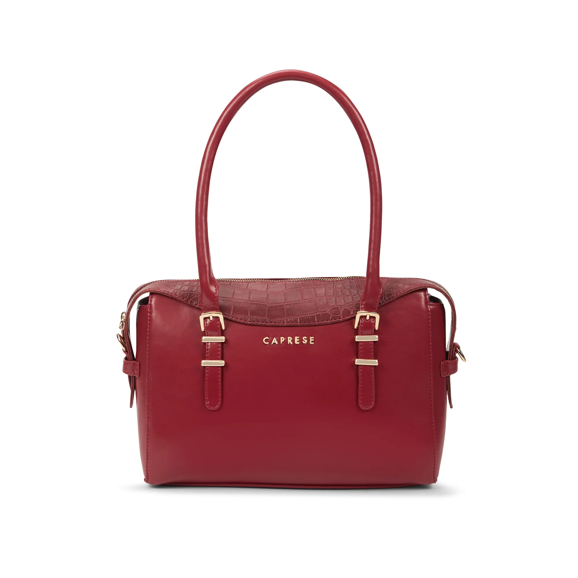 Caprese  Macie Small Cherry Lacquer Satchel Bag