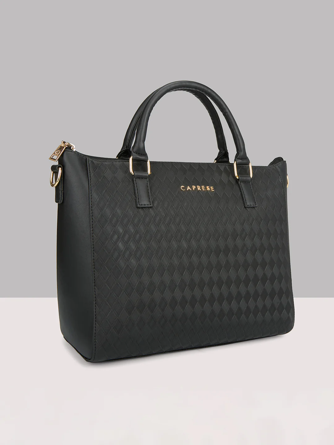 Caprese Maddy Medium Black Tote Bag - Image 5