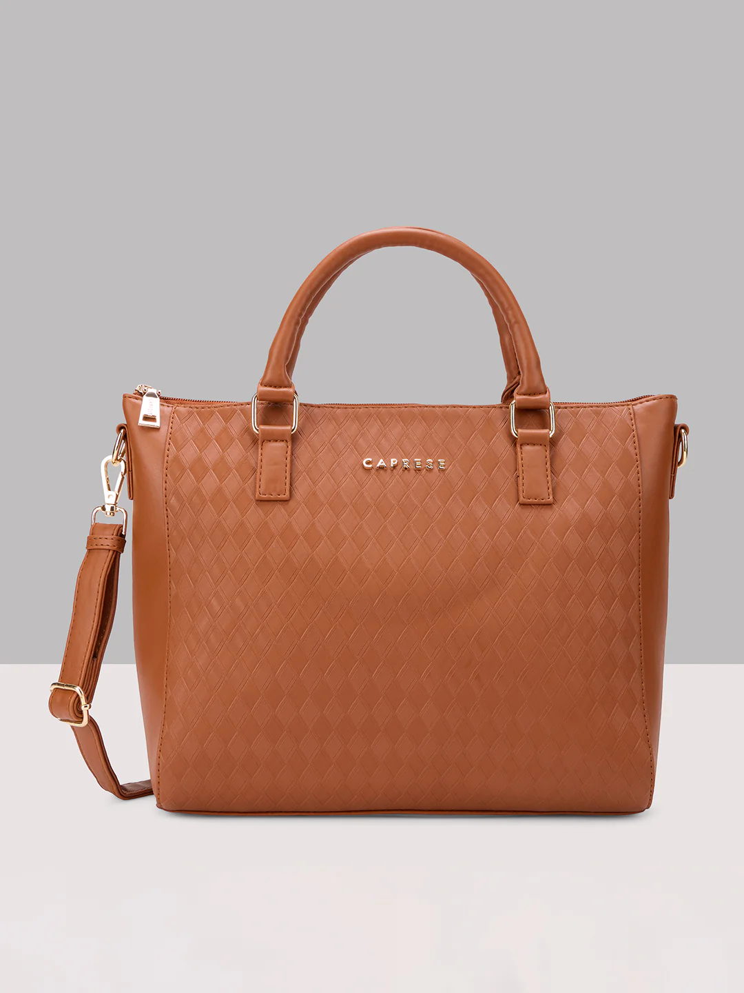 Caprese Maddy Medium Tan Tote Bag - Image 7