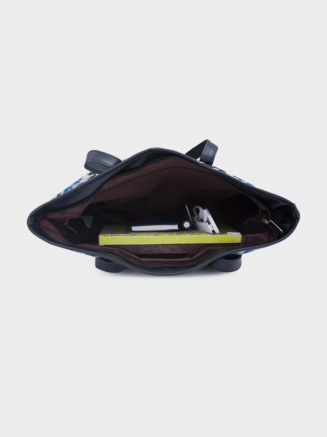 Caprese Madina Large Navy Tote Bag - Image 9