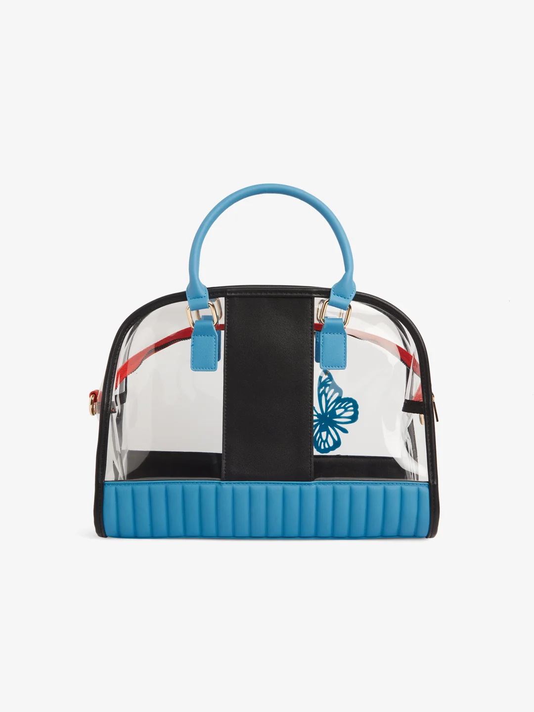 Caprese Madonna Large Cerulean Satchel Bag - Image 5