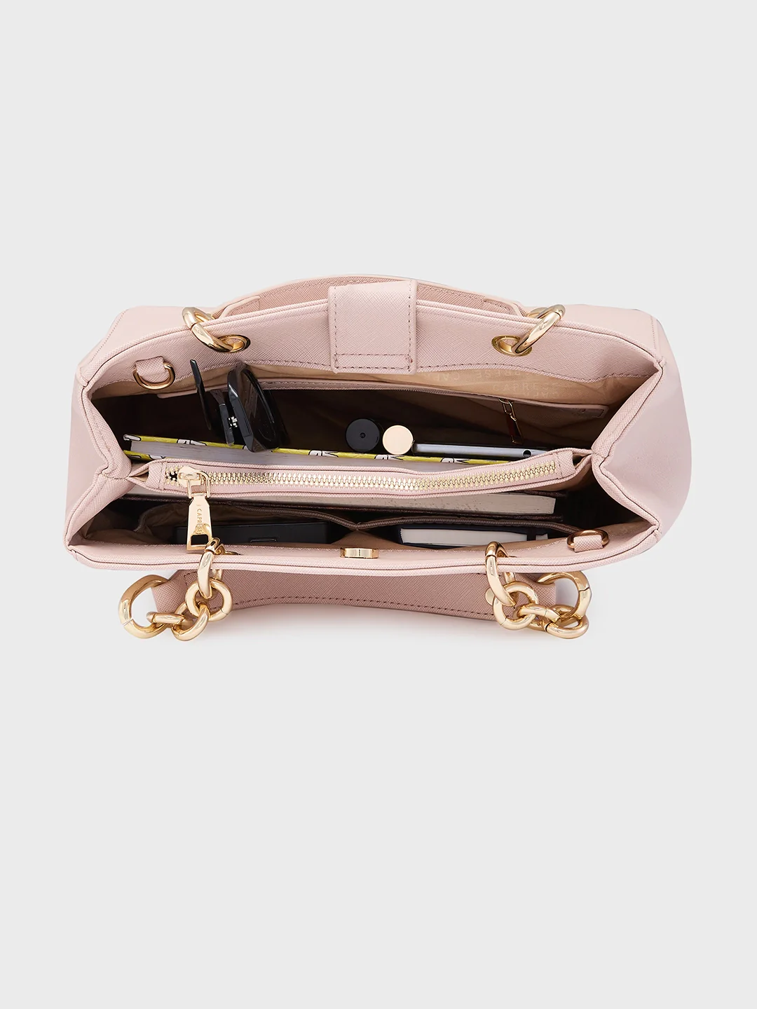 Caprese Maisie Medium Pale Pink Tote Bag - Image 9
