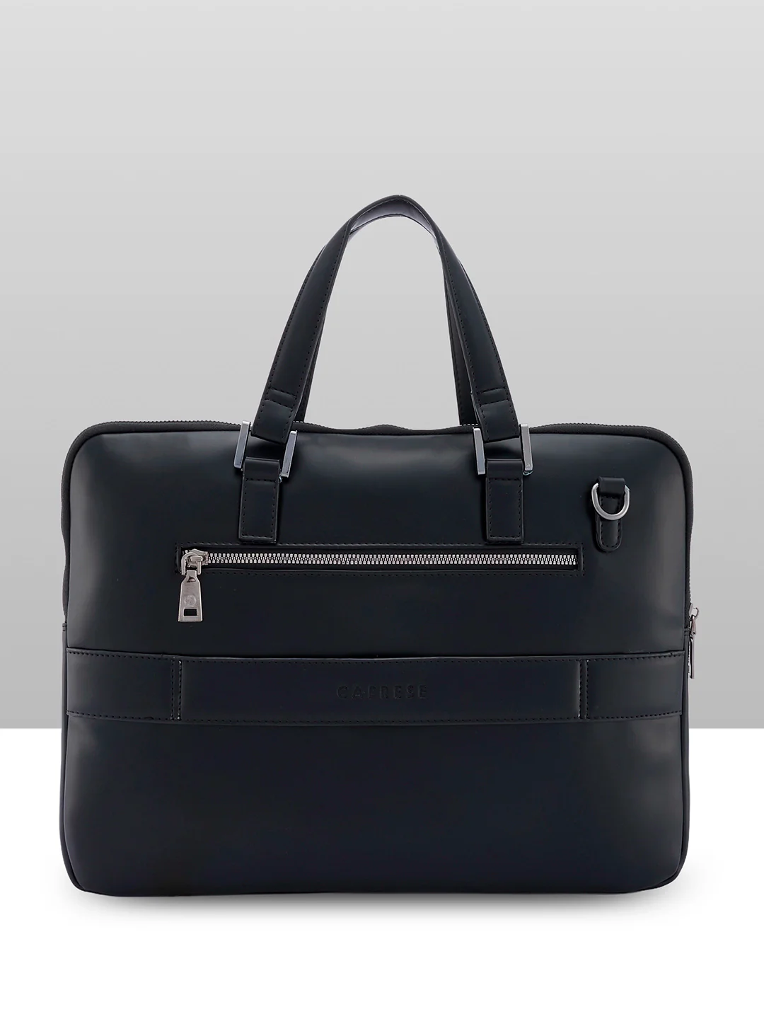 Caprese Malta Large Black Laptop Bag - Image 5