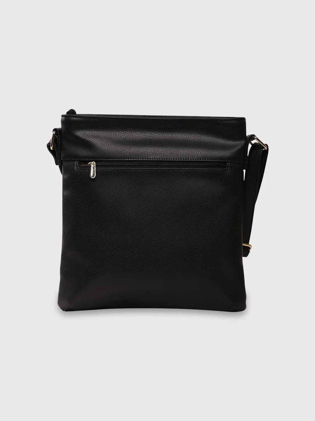 Caprese Marciano Medium Striped Black Sling Bag - Image 4