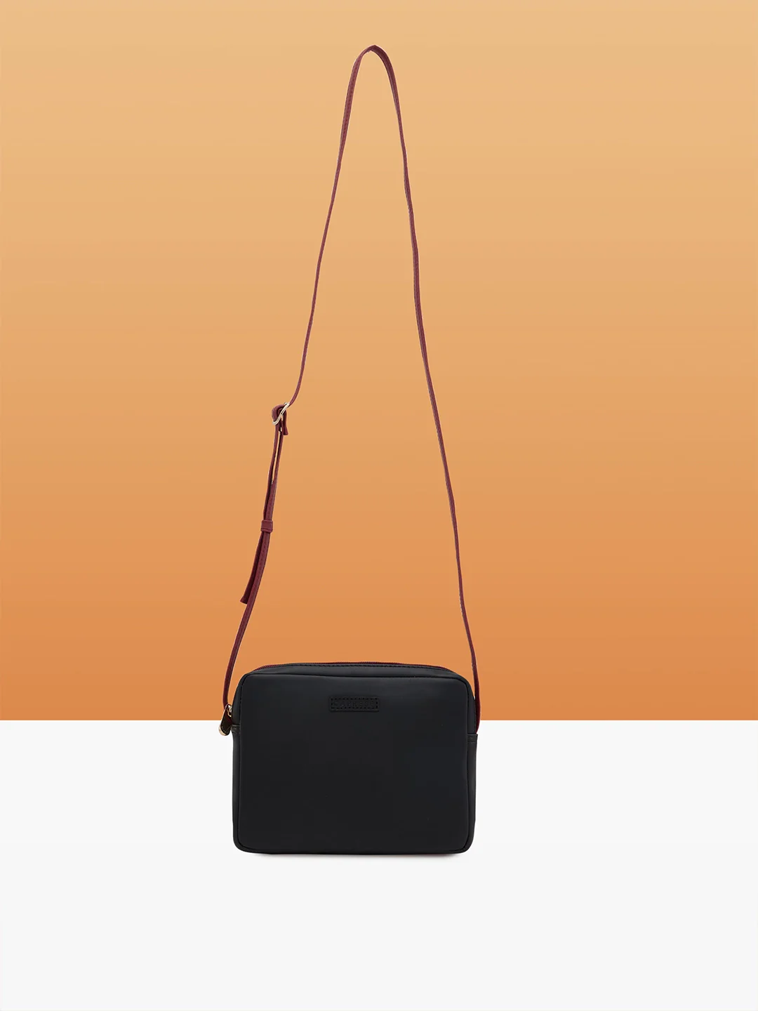 Caprese Maree Small Black Sling Bag