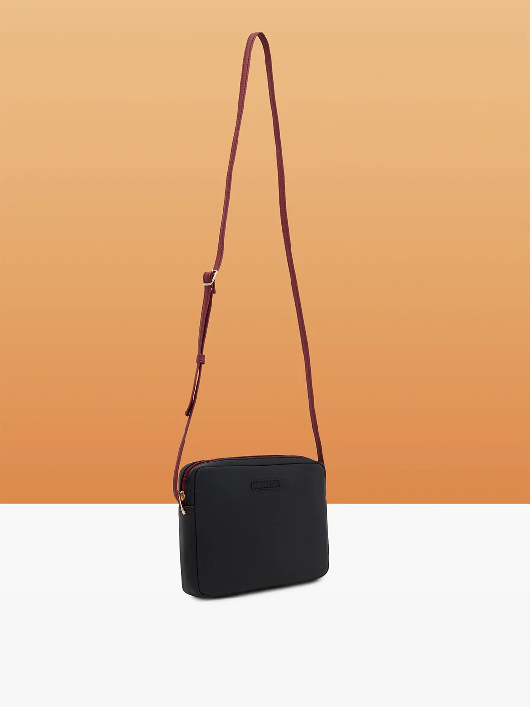 Caprese Maree Small Black Sling Bag - Image 3