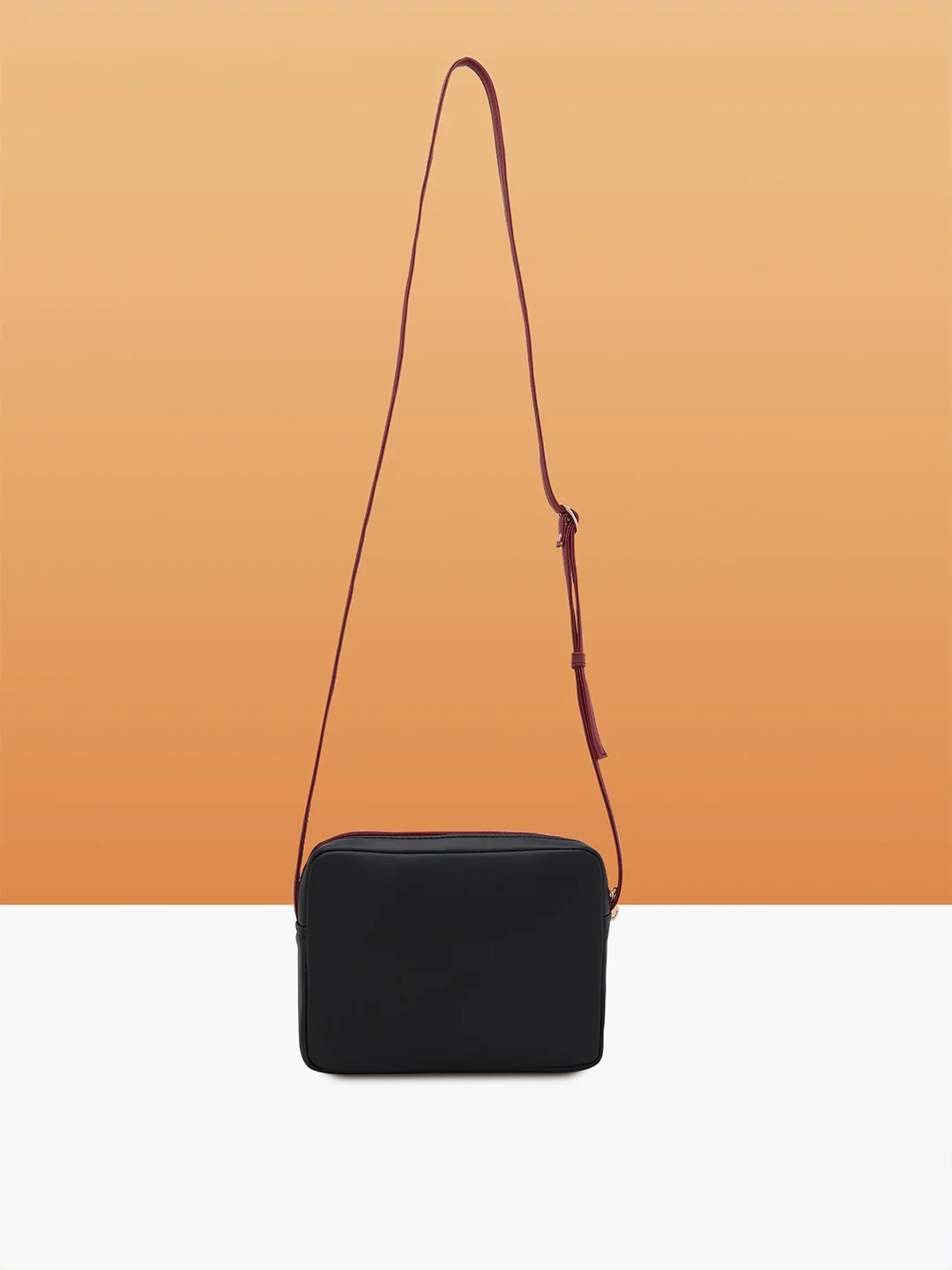 Caprese Maree Small Black Sling Bag - Image 4