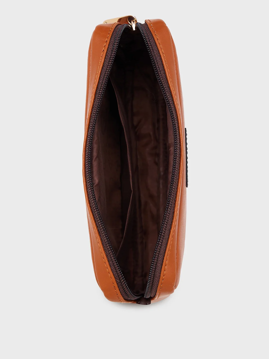 Caprese Maree Small Tan Sling Bag - Image 7