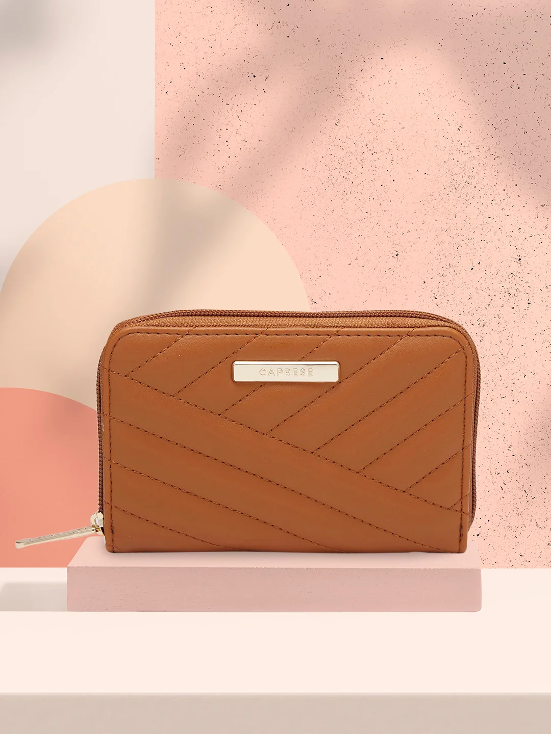 Caprese Mareeya Large Tan Wallet - Image 2