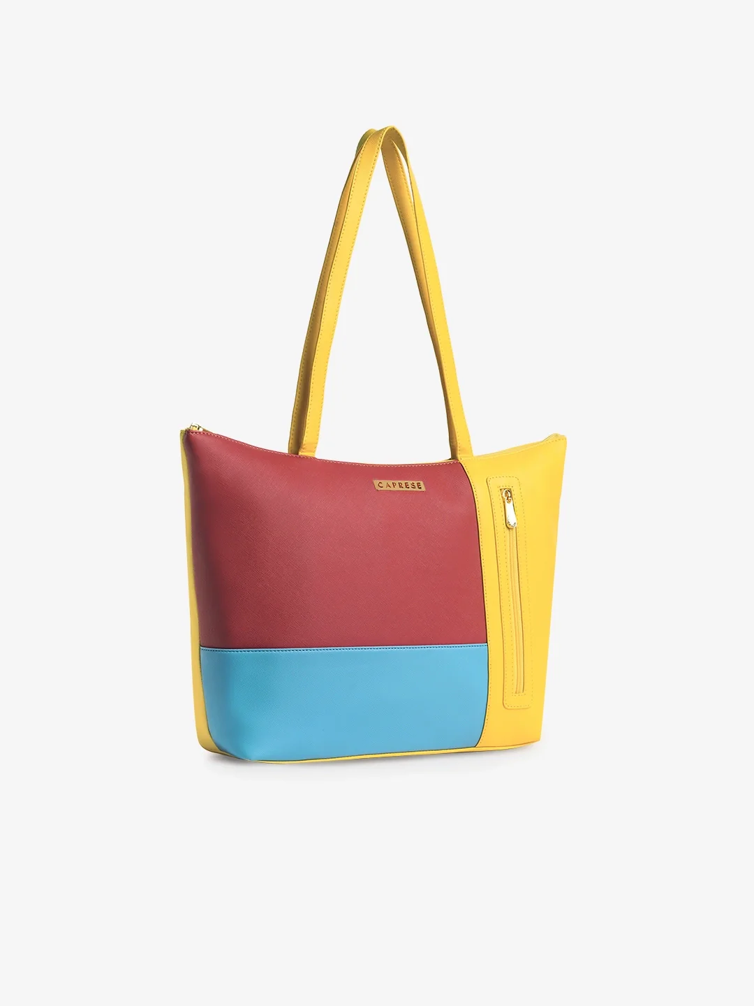 Caprese Mari Large Orange Tote Bag - Image 2