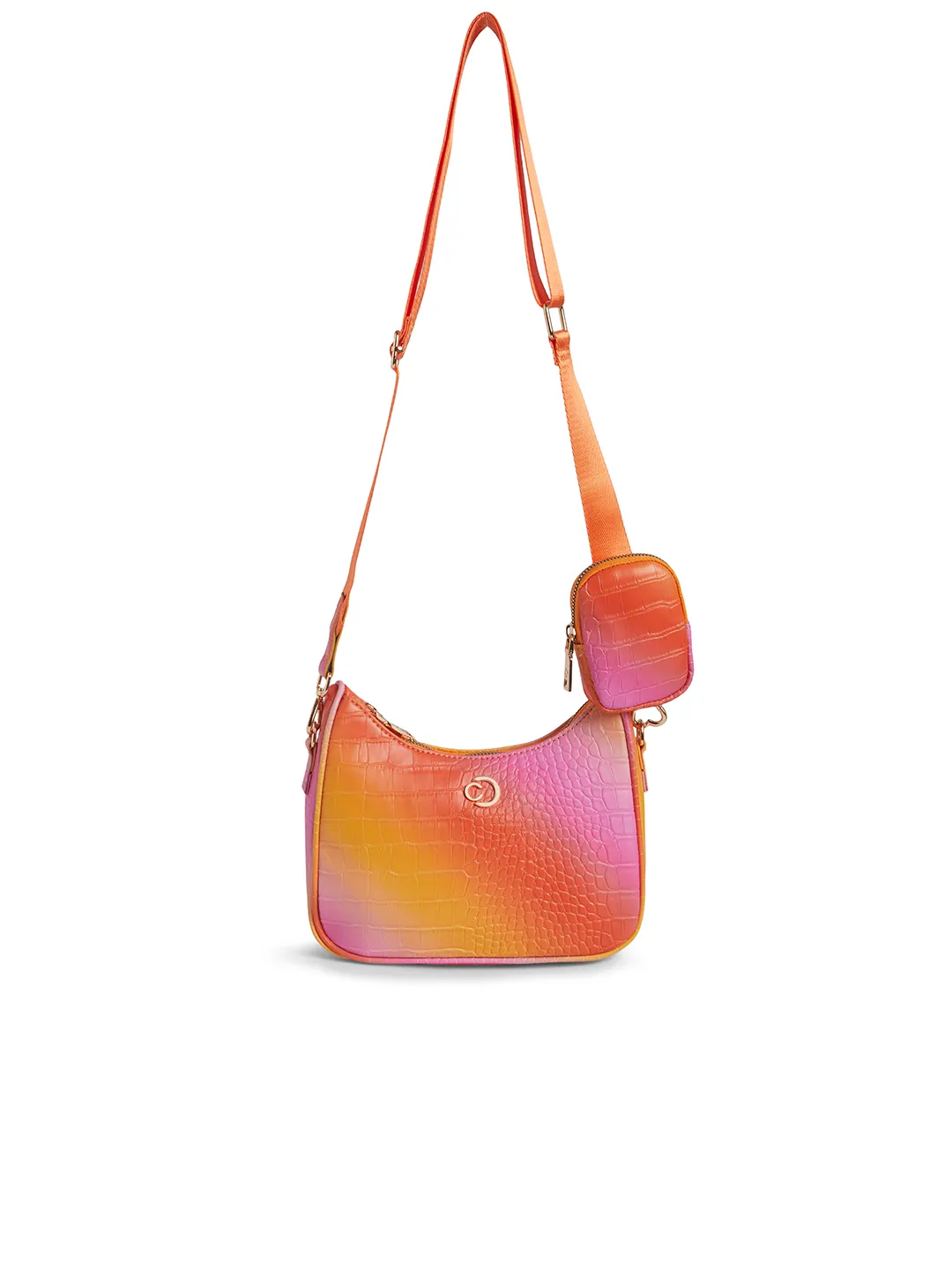 Caprese Marilyn Medium Coral Sling Bag - Image 2