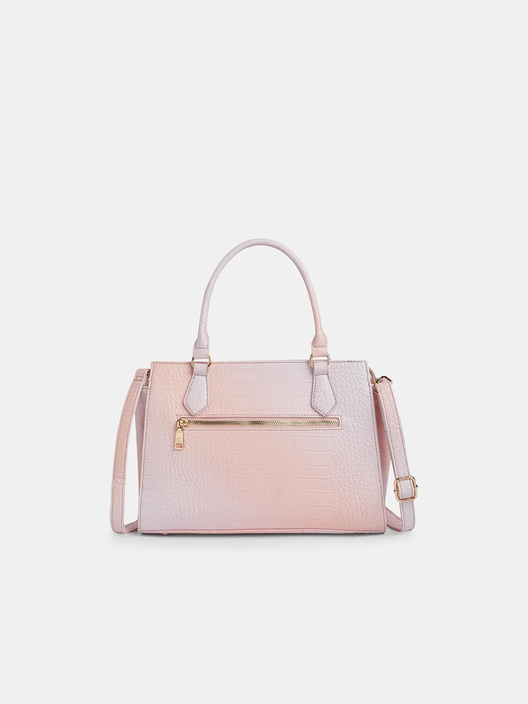 Caprese Marilyn Medium Peach Satchel Bag - Image 4