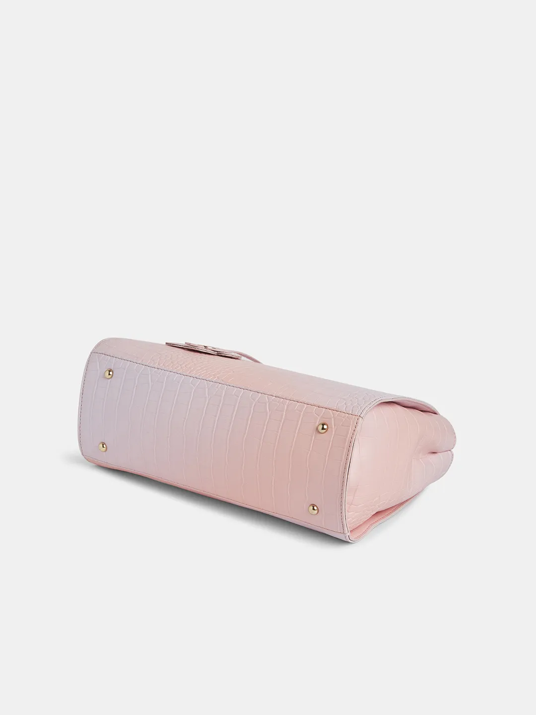 Caprese Marilyn Medium Peach Satchel Bag - Image 5