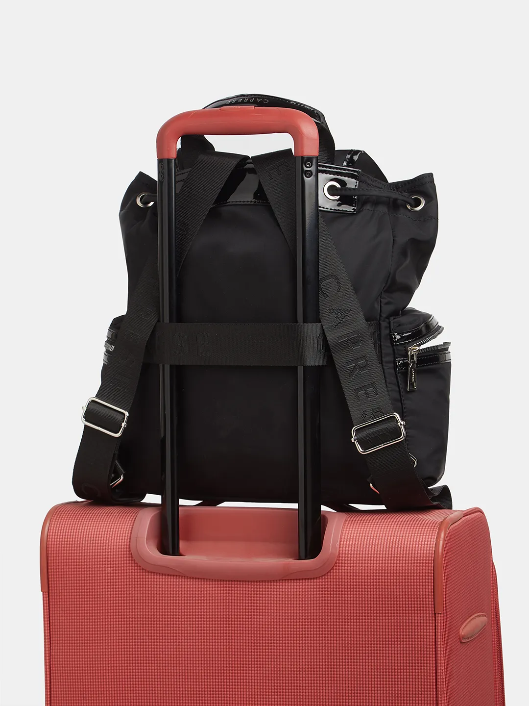 Caprese Mars Medium Black Laptop Backpack - Image 10