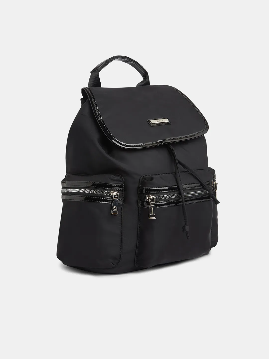 Caprese Mars Medium Black Laptop Backpack - Image 3