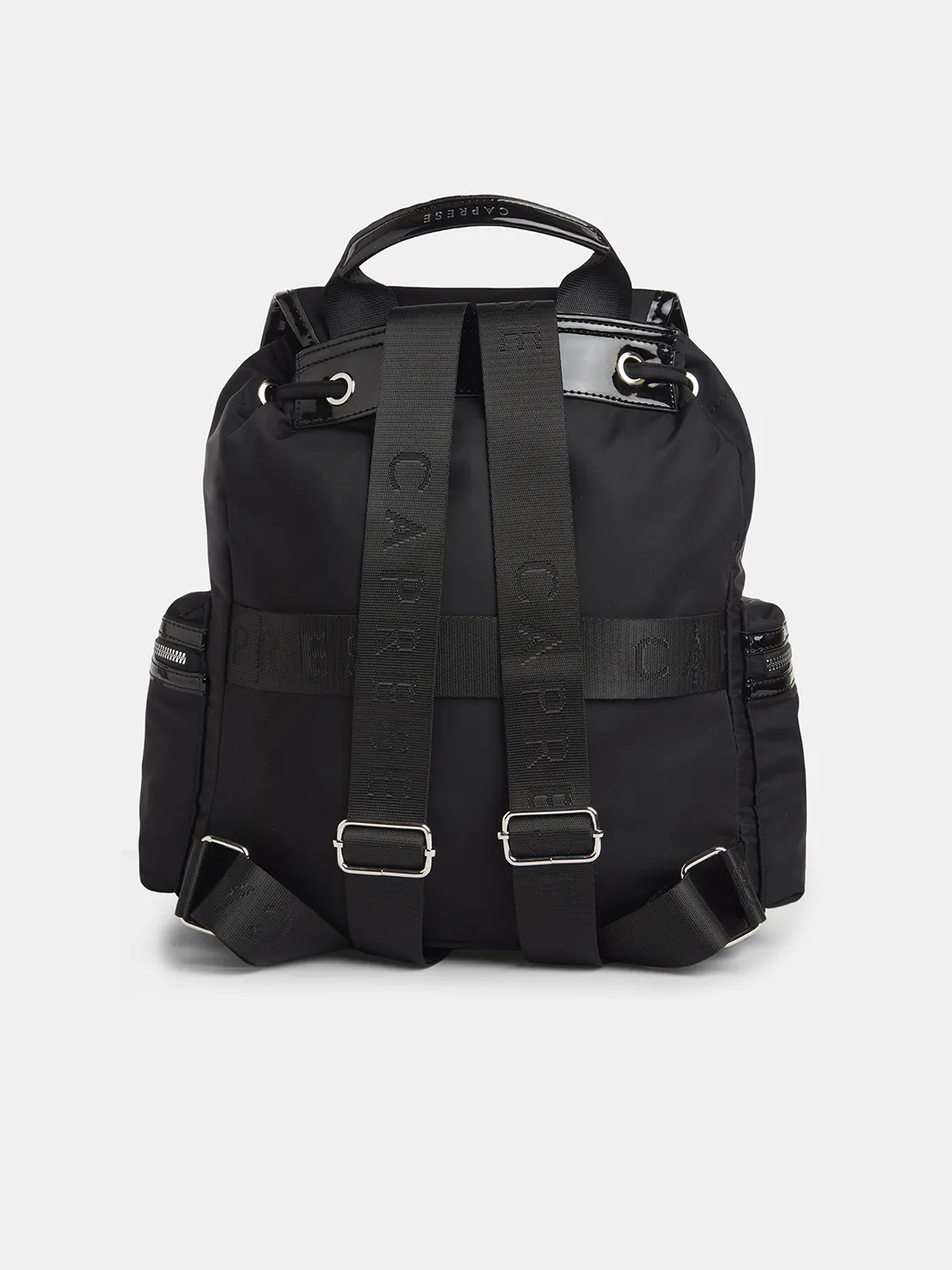 Caprese Mars Medium Black Laptop Backpack - Image 4