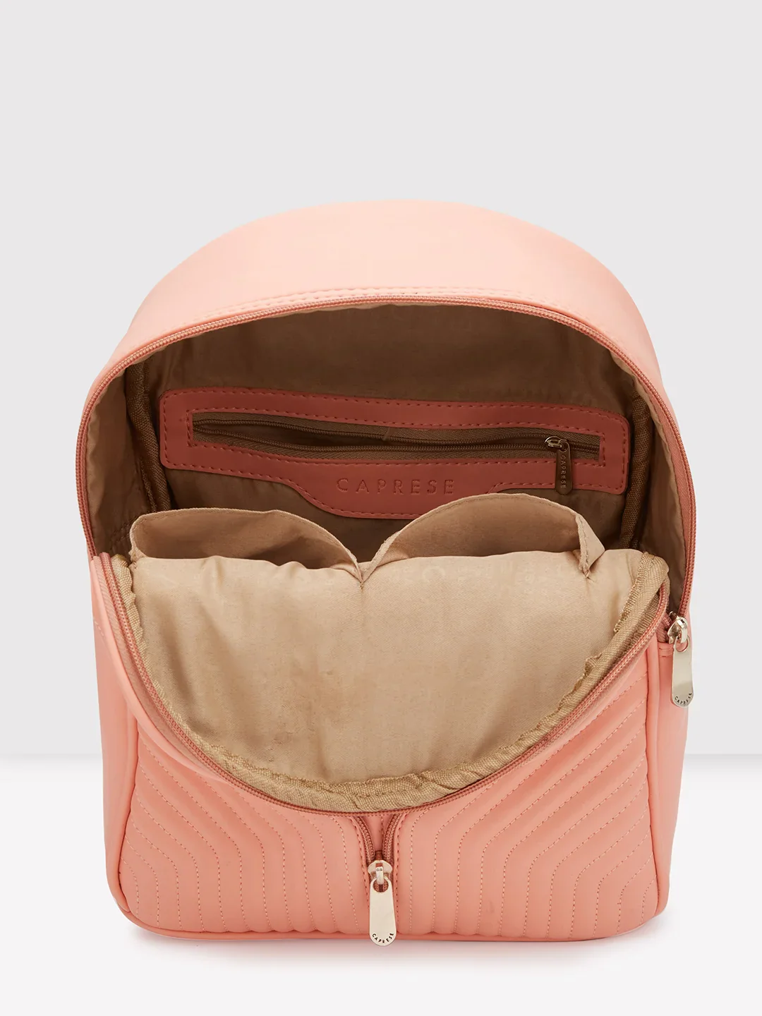 Caprese Marvel Medium Coral Backpack - Image 8