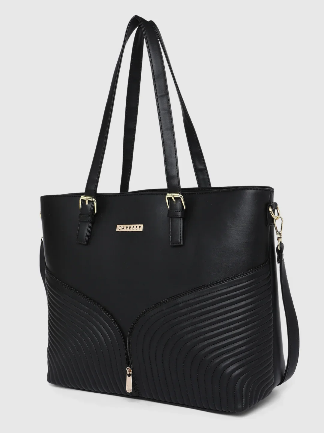 Caprese Marvel Large Black Laptop Tote Bag - Image 6