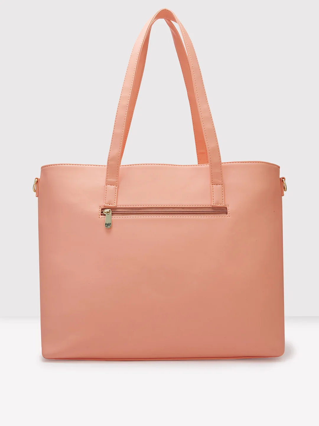 Caprese Marvel Large Coral Laptop Tote Bag - Image 3