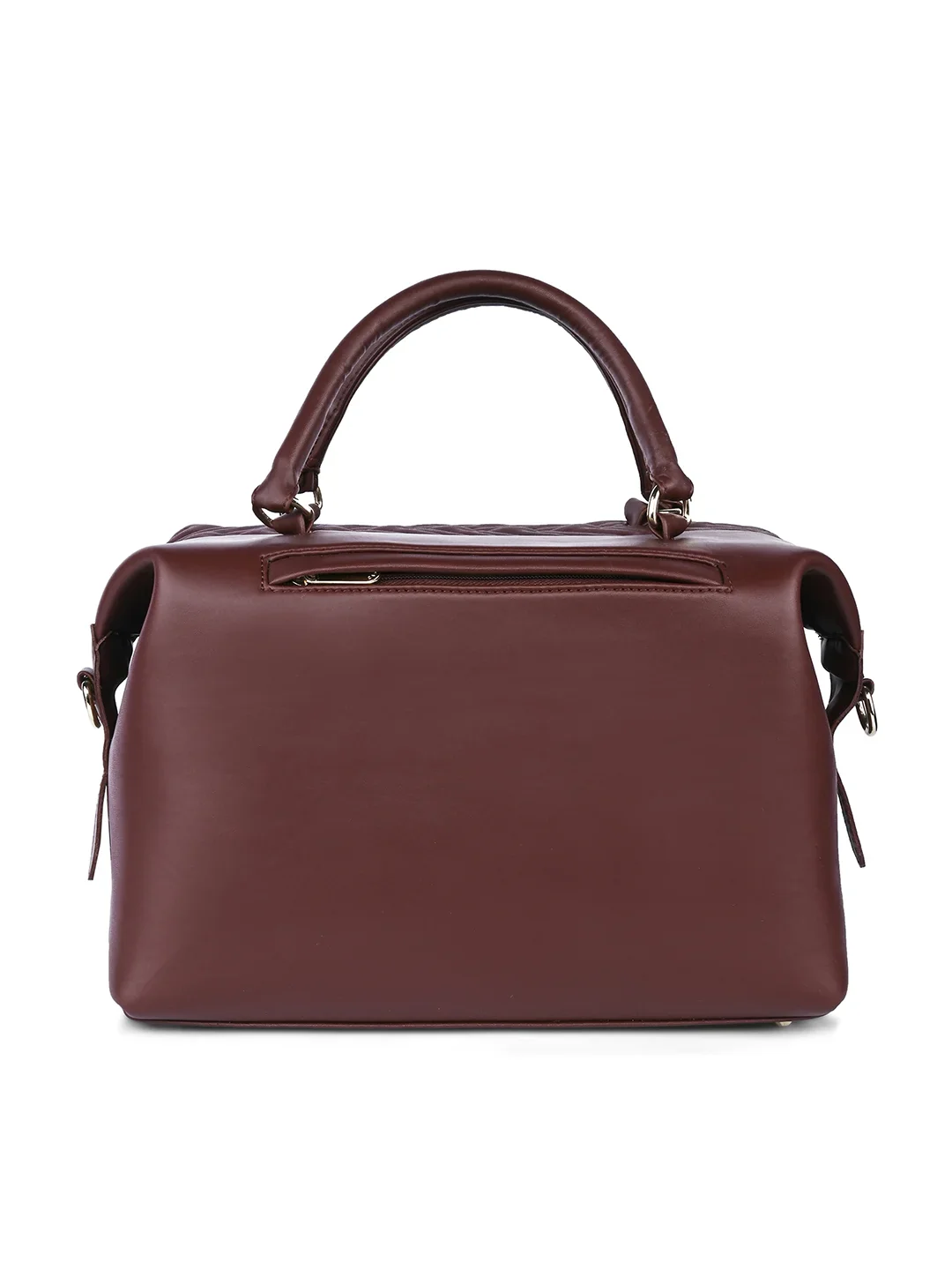 Caprese Mavis Medium Maroon Satchel Bag - Image 4