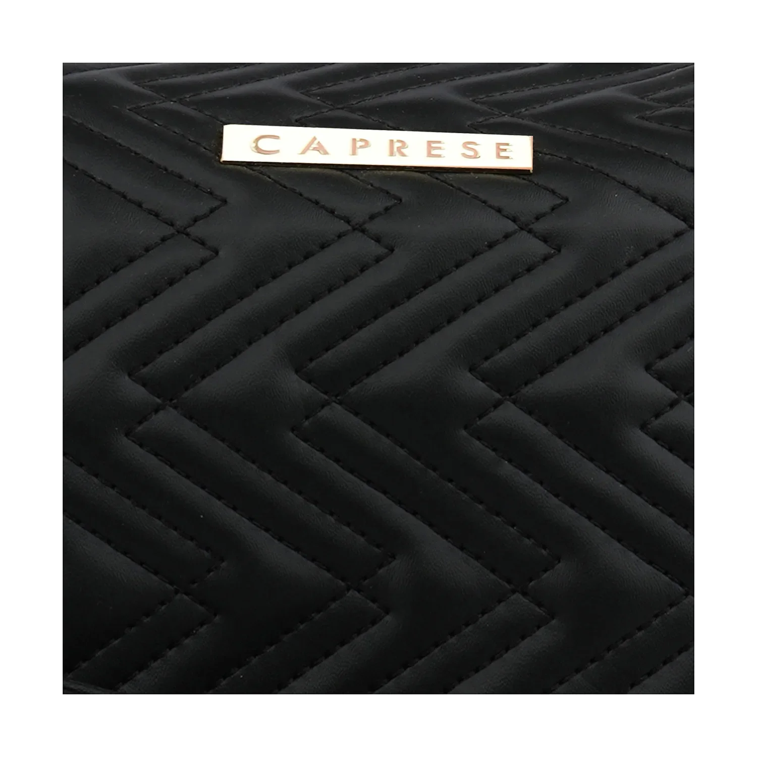 Caprese Mavis Medium Black Satchel Bag - Image 8