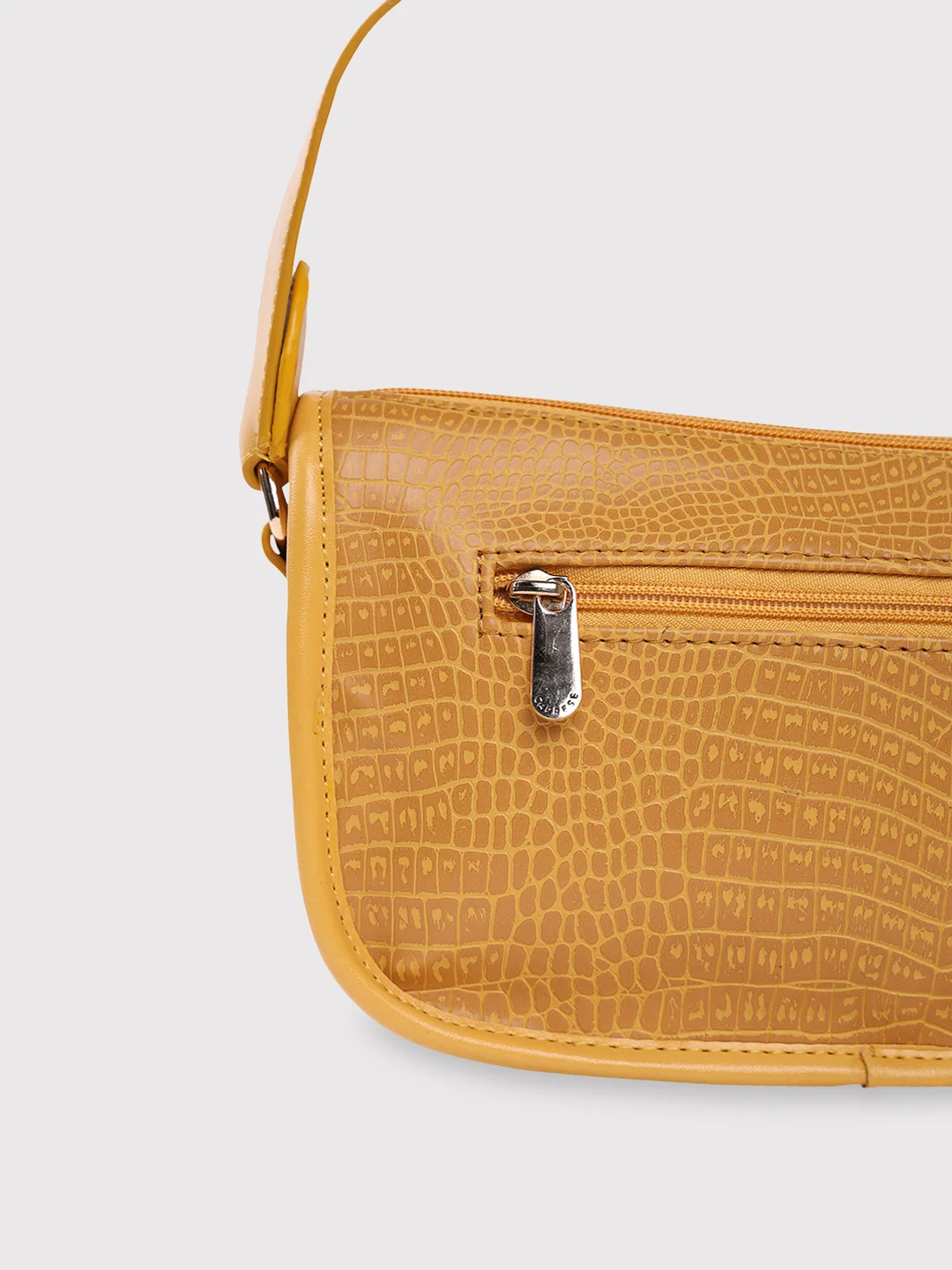 Caprese May Medium Fawn Baguette Bag - Image 5