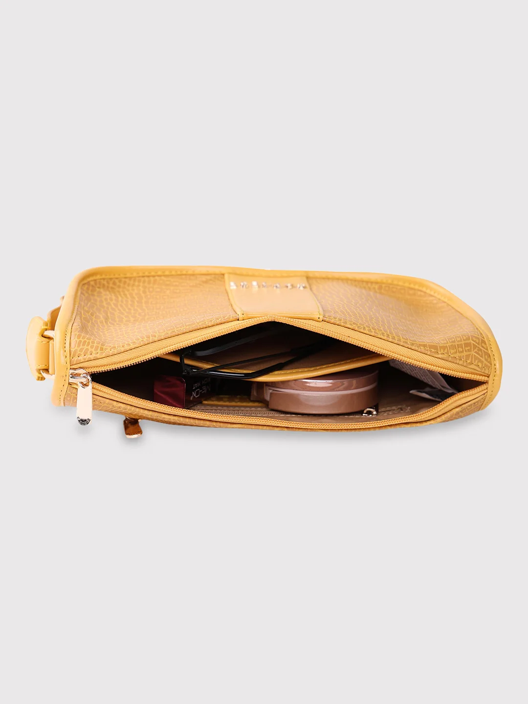 Caprese May Medium Fawn Baguette Bag - Image 9