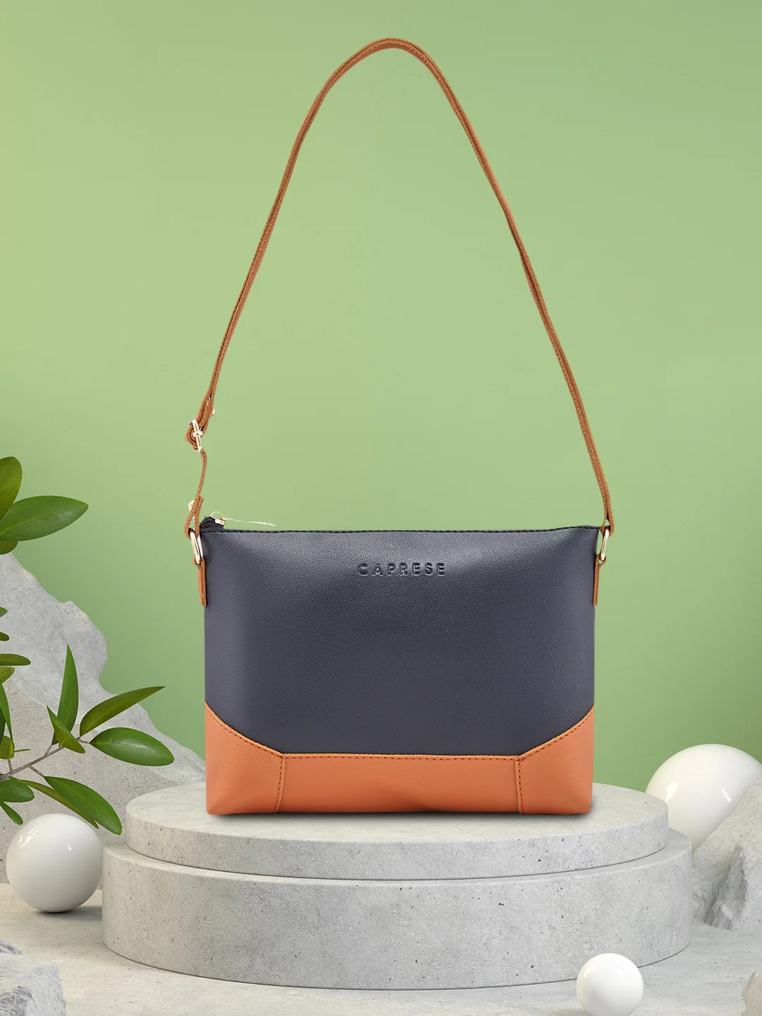Caprese Mazie Large Black Sling Bag - Image 13