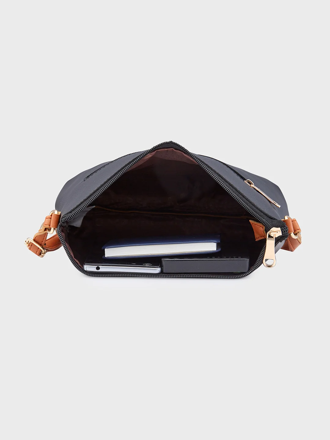 Caprese Mazie Large Black Sling Bag - Image 8