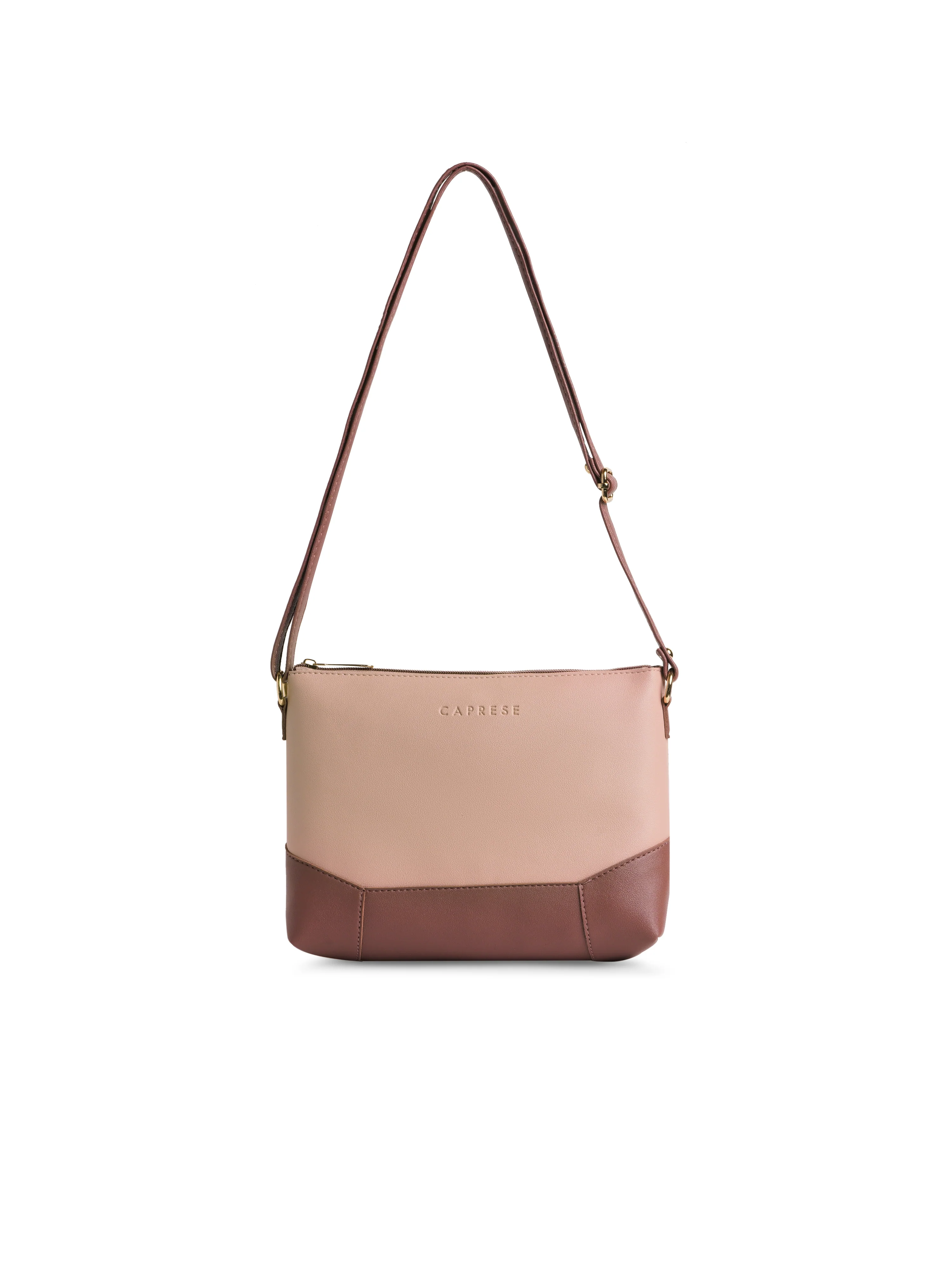 Caprese Mazie Large Pink & Blush Sling Bag
