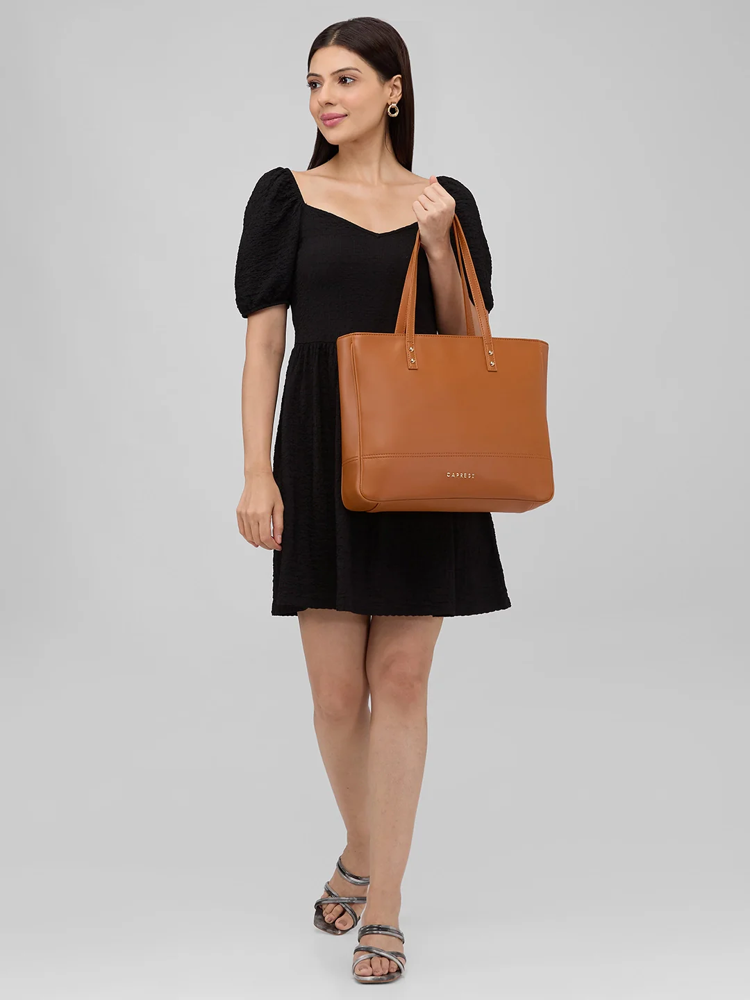 Caprese Mcree Medium Tan Tote Bag - Image 2