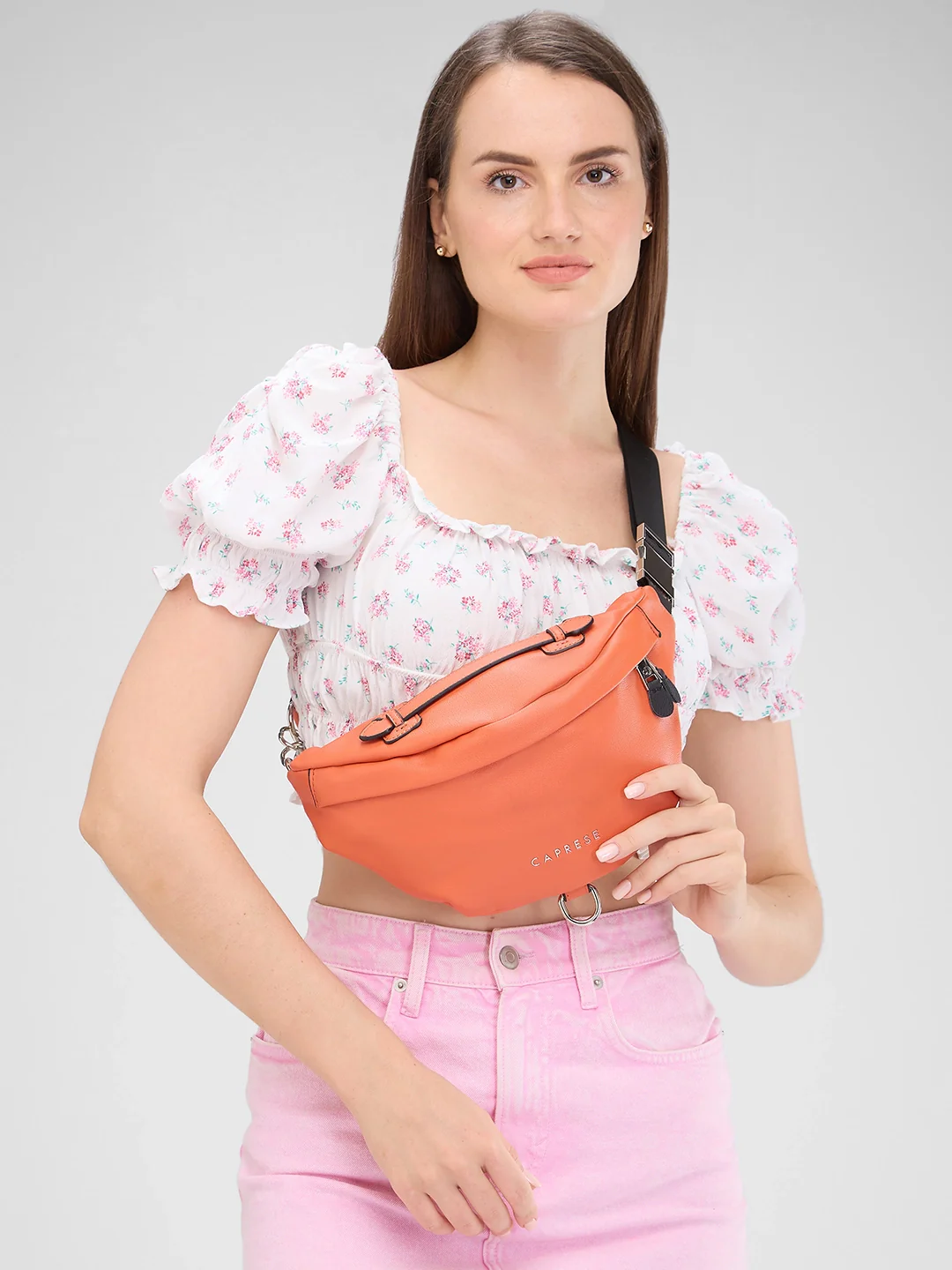 Caprese Meesa Medium Orange Fanny Pack Bag - Image 2