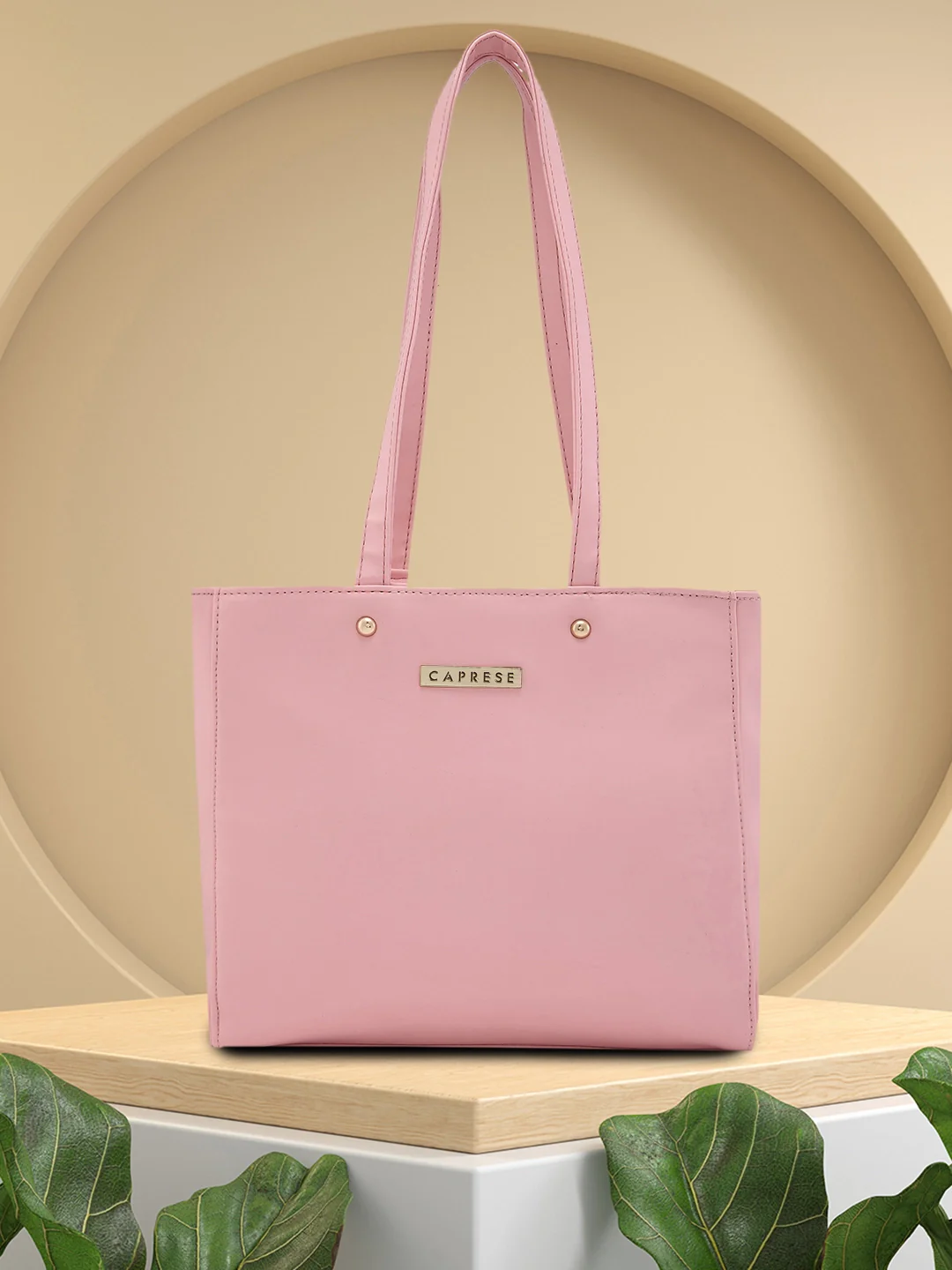 Caprese Meraki Medium Blush Tote Bag - Image 2